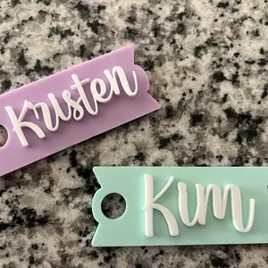 Acrylic Name Topper