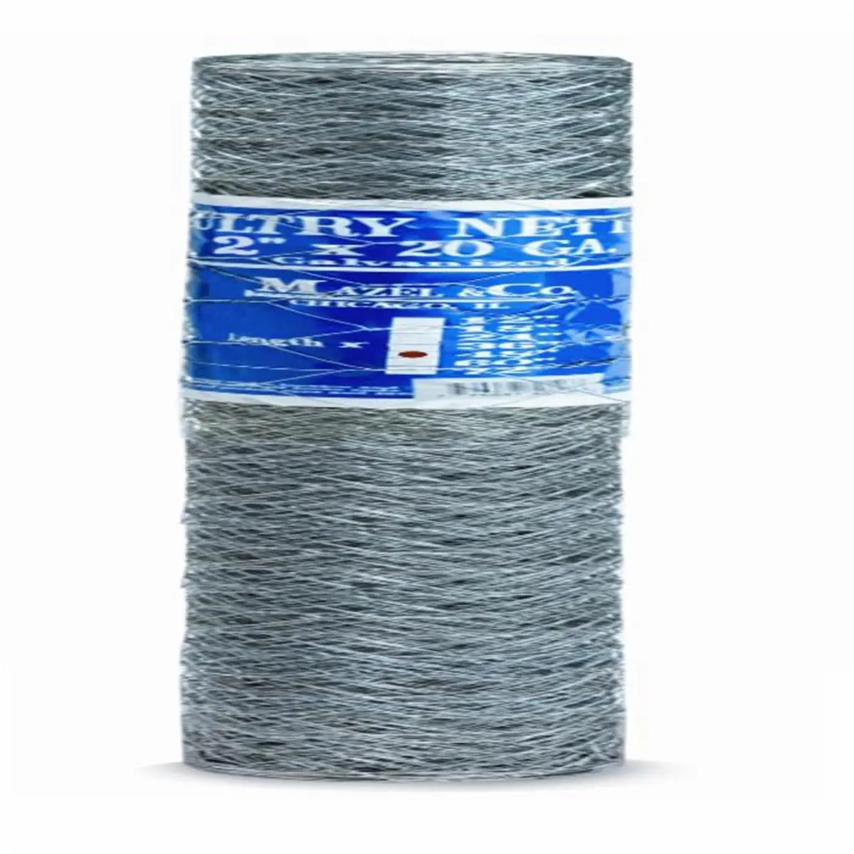 Mazeland Outdoor Galvanized Steel Poultry Netting, 48ft-2ft-25ft Farm Animal & Poultry Cage Accessory