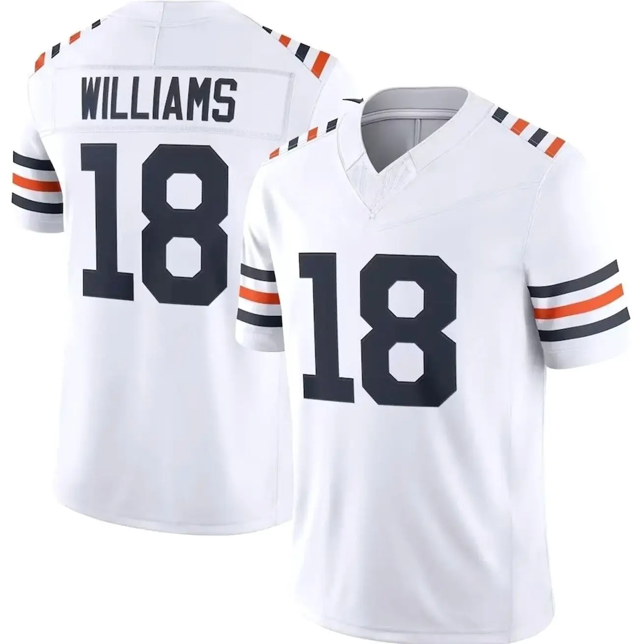 Unisex Football inspired by Williams #18 Alternate Player Game Jersey - White, Gift For Fans, Trending 2026