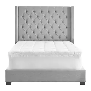 Home Reflections 4"Hybrid Memory Foam & Fiber Topper - Queen