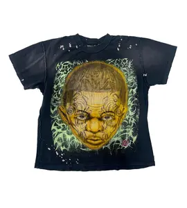 Hellstar New Testament Tee Black *ComplexCon Exclusive* Graphic T-Shirt Streetwear Unisex Cotton Shirt Trendy Hellstar Tour Merch Aesthetic Top