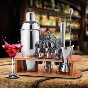 Premium Cocktail Shaker Set with Utensils for Home Bar Crafting Perfect Drinks - Ideal for Mixology Enthusiasts