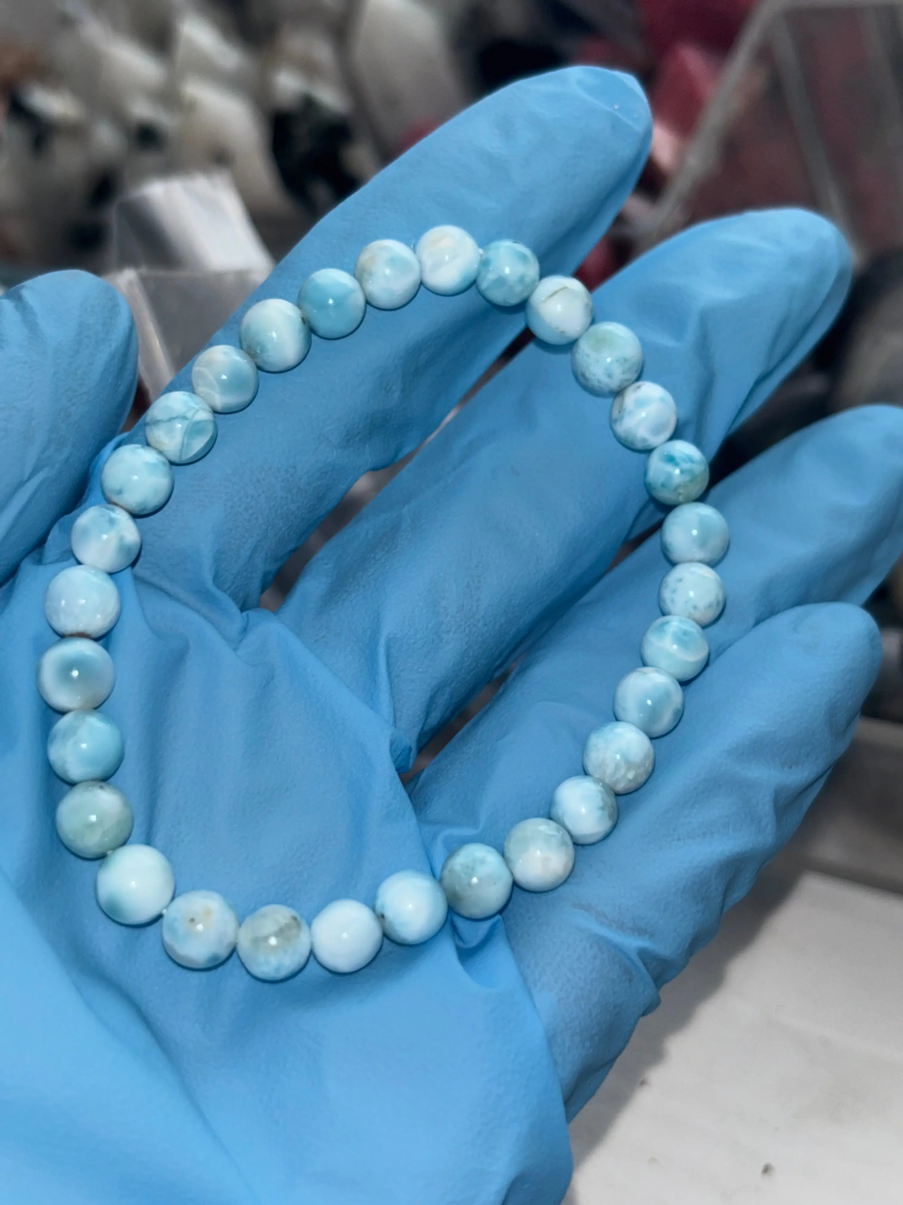 Larimar Crystal Bracelet