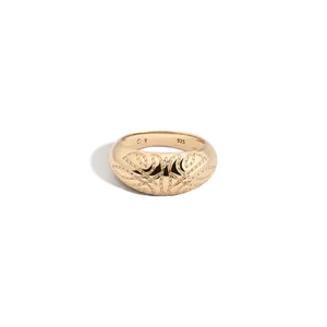 Aurate x Frye: Western Stitch Dome Ring