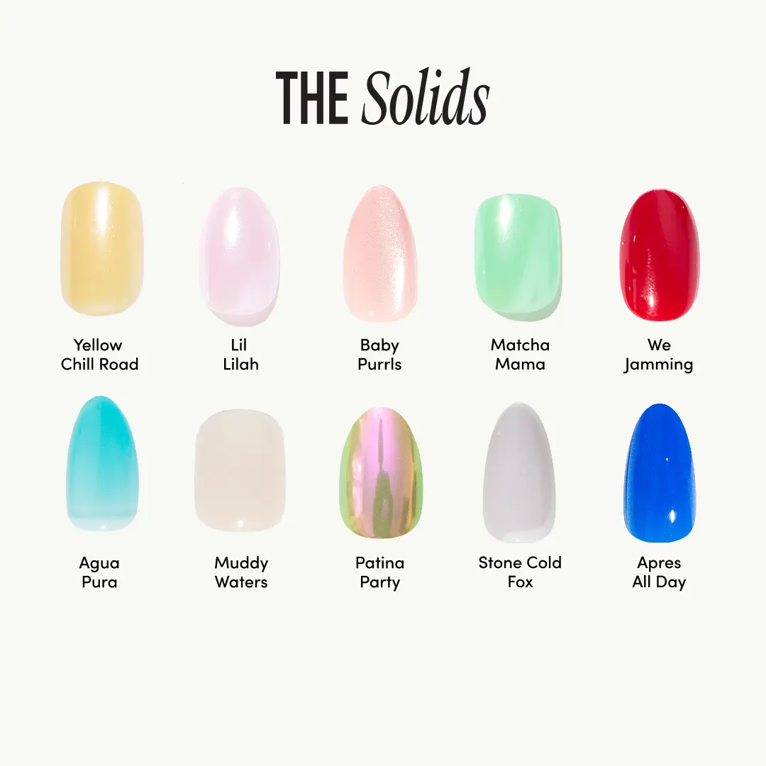 The Solids Collection - Chilltips Press On Nails The Solids Collection - Chilltips Press On Nails