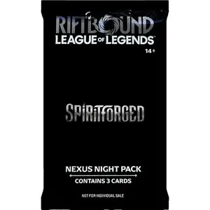 Nexus Night Spiritforged Promo Pack - Riftbound - League of Legends TCG