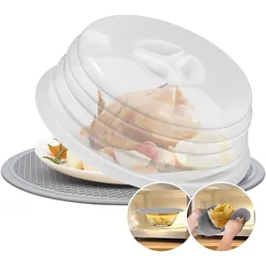 Bowl Covers - Microwave Splatter Cover & Dish Covers for Oven Cooking
