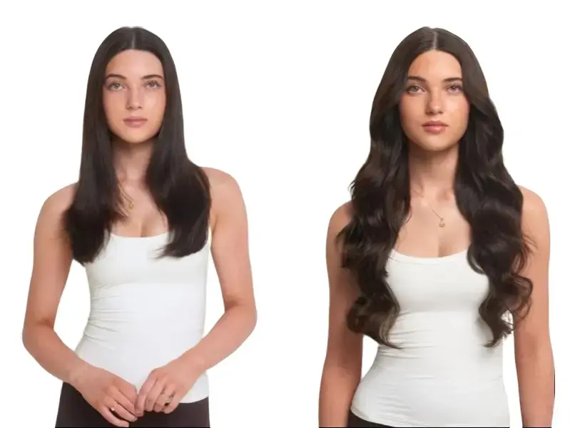Superior Hair 20-Inch Butterfly Weft for Women   100% Real Human Hair Wig | Comfortable Wear | Easy Maintenance | Long Lasting | Natural Look  Ladies Wiglet, Natural Volume & Coverage