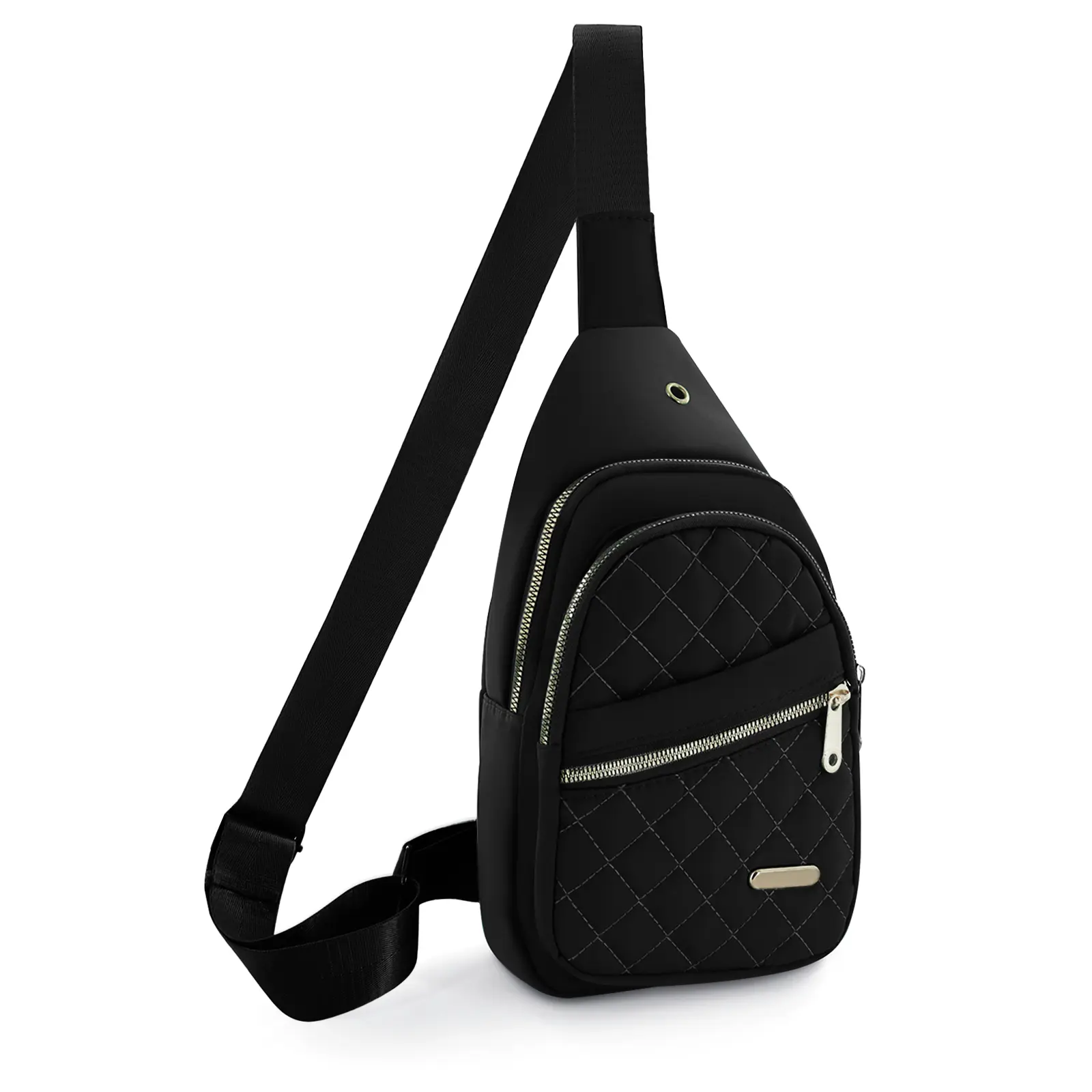 Quilted shoulder bag | Adjustable shoulder strap and multiple compartments, suitable for everyday use.