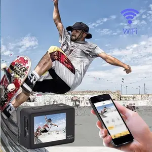 4K Action Pro Waterproof All Digital UHD WiFi Camera + RF Remote And Accessories