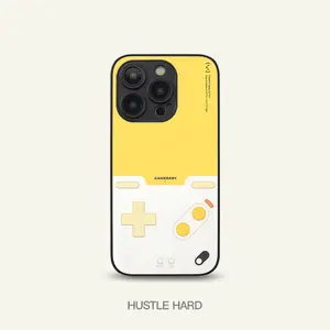 Game Console Handle All Inclusive Lens Hard Case For iPhone 16 15 14 13 12 11 Pro Max Plus Cellphone Cover casing Mirror Tempered