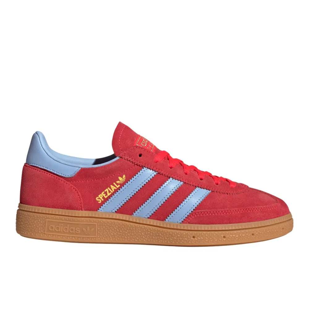 adidas Womens Handball Spezial Sneakers Shoes Casual - Red adidas Womens Handball Spezial Sneakers Shoes Casual - Red