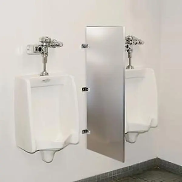 Bathroom Stainless Steel Urinal Screen, 18 x 42 in.