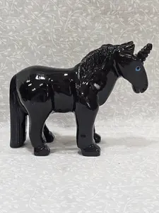 Black Obsidian Crystal Unicorn