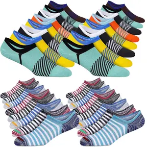5 Pairs/pack Men's Short Socks, Low Cut Casual Non Slip Socks Anklet Socks Sport Socks