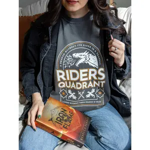 Riders Quadrant Tee, Fourth Wing Merch