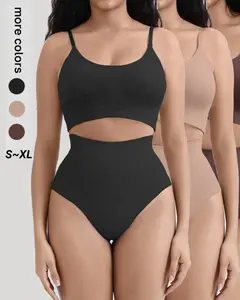 LUXSEREN High-elasticity, skin-friendly, seamless underwear set; waist-slimming, hip-lifting, seamless loungewear and sports underwear; comfortable, breathable, and supportive.