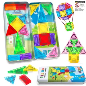 28/36/43Pcs of Magnetic Colored Window Toys with Iron Boxes for Easy Storage, Study and Education Set, Indoor and Outdoor Family Interactive Games, Birthday and Halloween Gifts