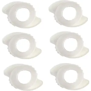 6Pcs(3" W x 2" D) Silicone Door Knob Grips - Anti-Static Door Knob Cover - Great Grips with Glow Inserts Sleep Aids-Silicone Doorknob Bumper Grips, Elderly Door Knob Open Doors Easily