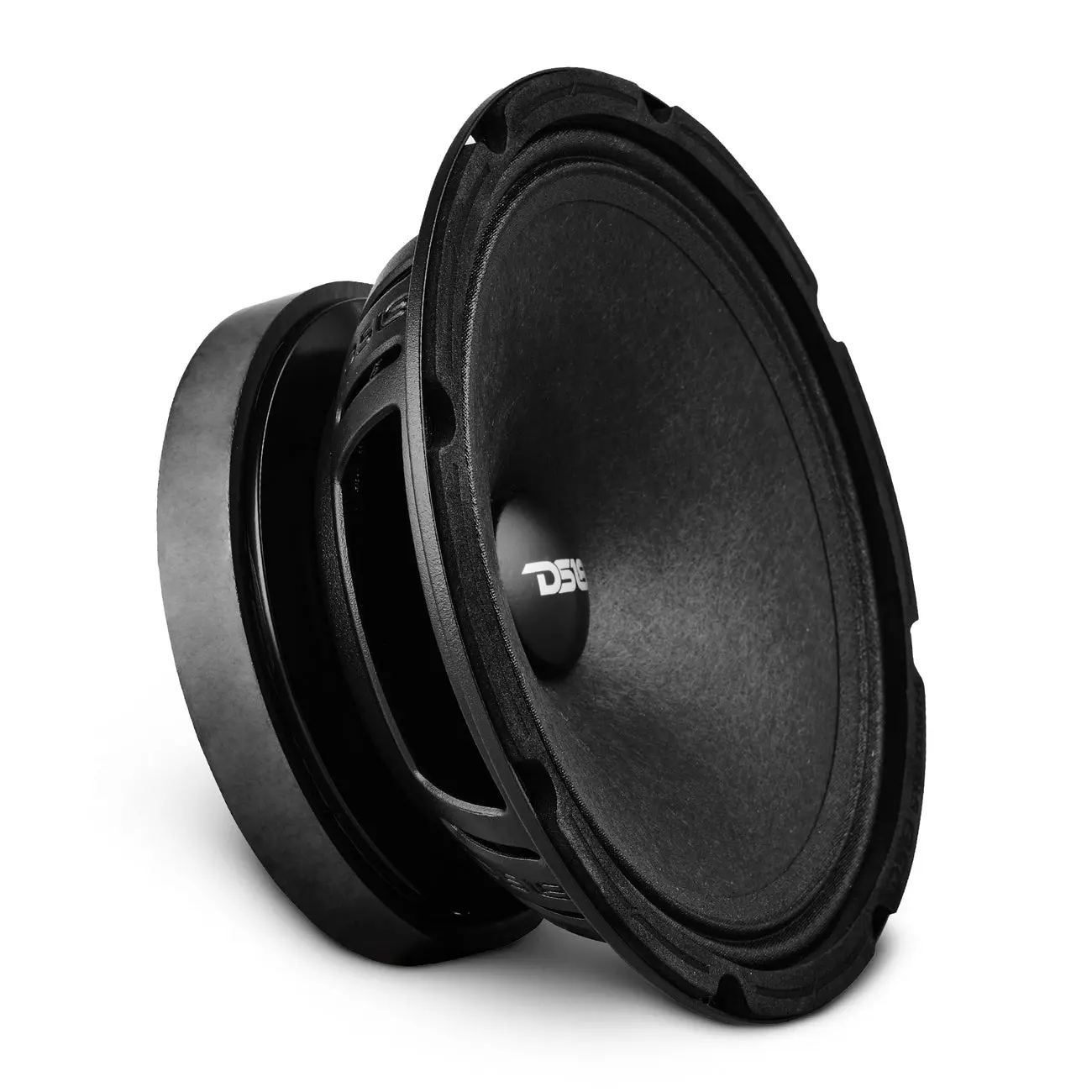 DS18 PRO 6.5" Mechanical Midrange Car Audio Speaker for Mod & Installation, 150W RMS, 4-Ohm, Paper Cone, High Sensitivity, Powerful Output, Push Terminal Connection, Copper Ring (Single)