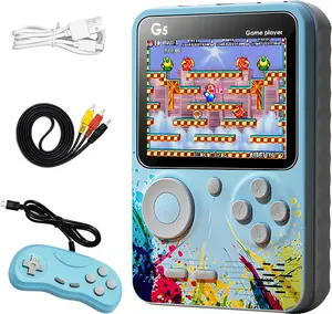 Handheld game console, retro mini game console supports connection to TV and two players, parent-child games