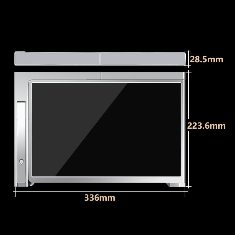 S350 Laptop Monitor Extender, 13.3" IPS Panel 1920x1200 FHD 1200P 60Hz Display, 1-Cable USB-C/USB-A External Monitor for Laptop Work, 1-Cable Easy Installation, Driver-Required First Setup, Compatible with Windows & Mac