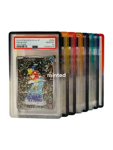 MintedGuard for Standard PSA Graded Cards (Flux Series) TPU Flexible Impact Protection Precision Molded Fit Scratch Edge Defense Slim Lightweight Design Graded Card Holder Graded Guard Bumper Guard Jewel