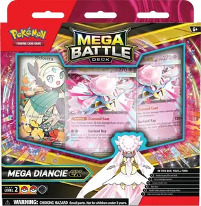 Pokemon Mega Battle Deck Mega Gengar ex Mega Diancie ex Trading Cards