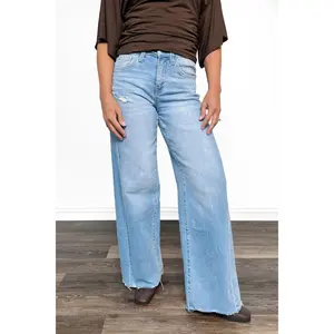 High-Rise Extreme Wide Leg Denim