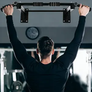 Reinforced Horizontal Bar Home Single Bar, Wall Mount Installation, Pull-Up Dual Bars Trainer, Indoor Fixed Fitness Equipment
