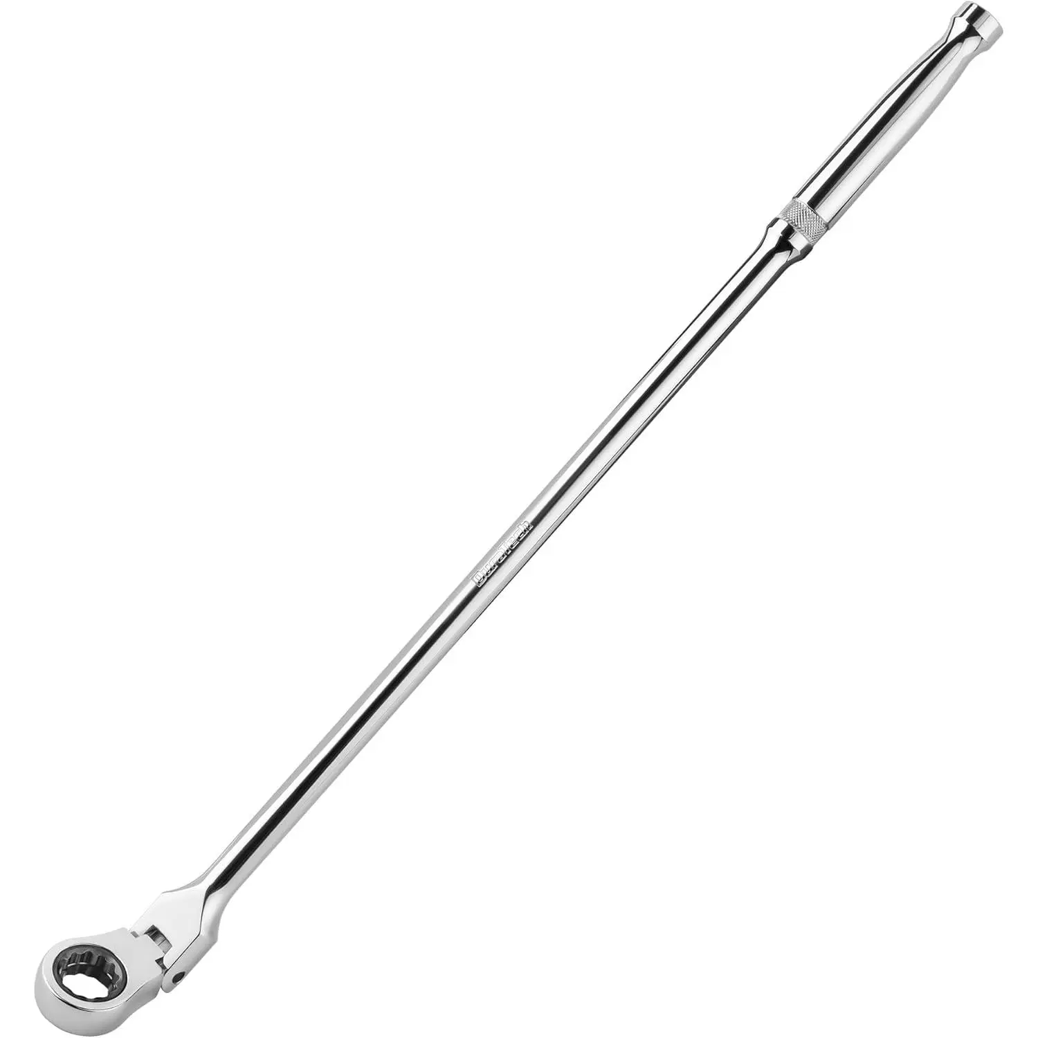 Extra Long Flex  Ratchet Wrench, 144-P, Double-Stacked Pawls, CR-V Steel, Compatible with 3/8" Drive Low Profile Impact Sockets