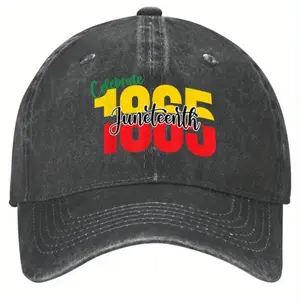 Juneteenth Celebrate 1865 Juneteenth Is My Independence Day Baseball Cap Unisex Men Streetwear Baseball