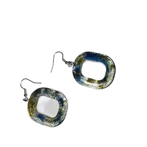 Acrylic UV Earring Set with Bracelet - Elegant Design for Everyday Wear