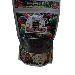 Blue razz cotton candy duo rushes Sweet 8 oz 1 and 1.5 lbs