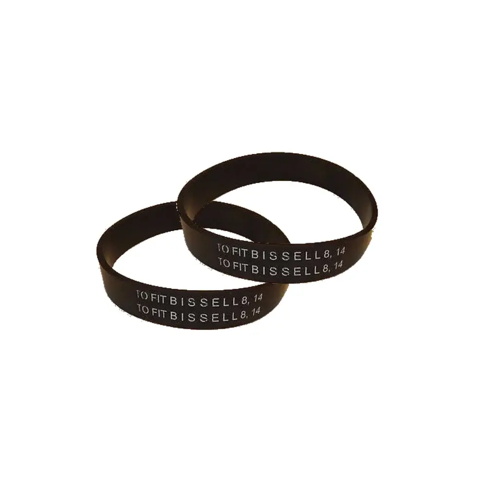 Bissell Style 8 & 14 Vacuum Cleaner Replacement Vacuum-Style Motorized Brush Belts, 2-Pack, Vacuum-Style Belts