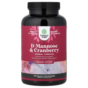 Nature's Craft D-Mannose & Cranberry, 240 Capsules