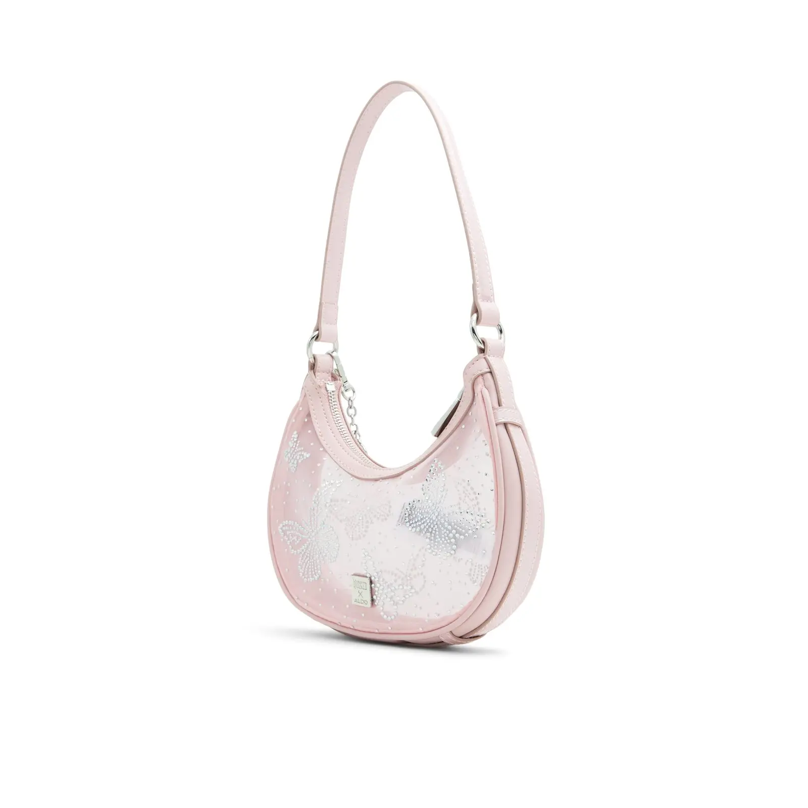 Wicked x ALDO Pinkperfection Pink Mesh Shoulder Bag with Butterfly