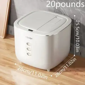 Durable Plastic Storage Box with Flip Lid and Observation Window, Long Rectangular Food Snack Organizer, Ideal for Kitchen Use