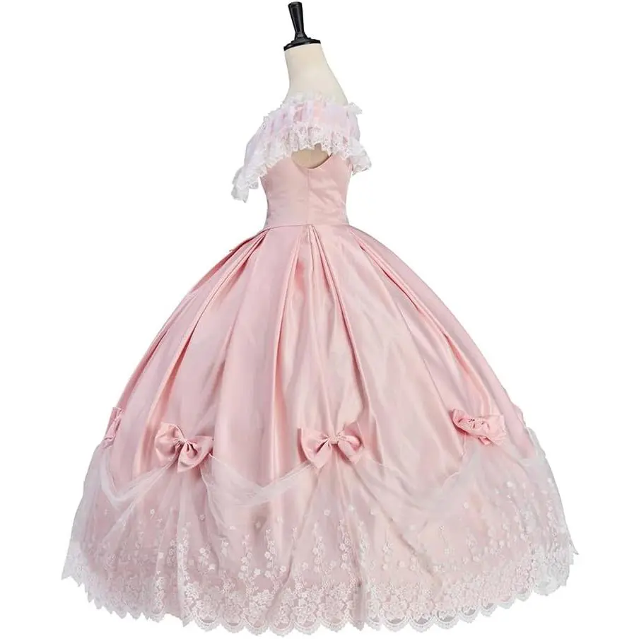 Women Southern Belle Renaissance Costume Pink Victorian Wedding Dress Rococo Ball Gown - TikTok Shop Women Southern Belle Renaissance Costume Pink Victorian Wedding Dress Rococo Ball Gown - TikTok Shop