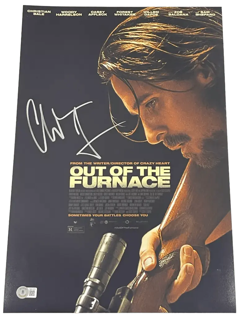 Christian Bale Authentic Autographed 12x18 Photo Poster