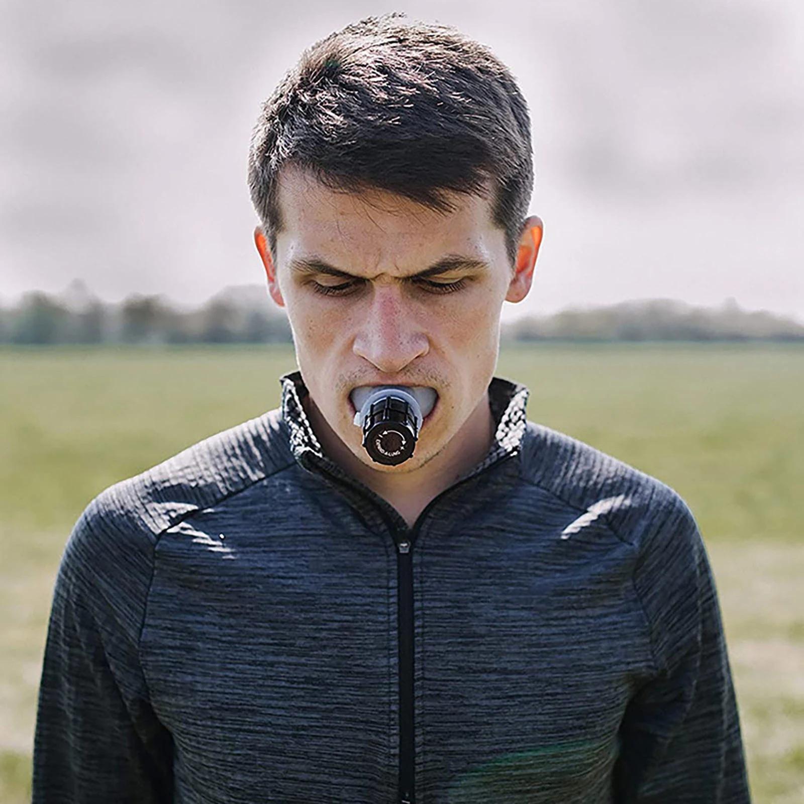 Adjustable Resistance Portable Lung Breathing Trainer | Premium Food-Grade Silicone Breath Exercise Device for Athletes, Runners & Home Fitness | Improve Respiratory Endurance & Core StrengthThe O2Trainer 3.0