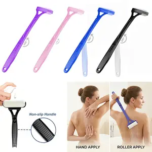 Unisex New Upgraded Long-Handled Lotion,home essentials Applicator with Foldable Roller Non-slip Grip Portable Body Care Tool for Lotion Sunscreen Moisturizers Ideal for Travel & Daily Skincare gift sets for women