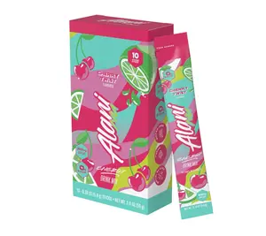 Alani Nu CHERRY TWIST Energy Sticks, Energy Drink Powder, 200mg Caffeine, Pre Workout Performance with Antioxidants, On-The-Go Drink Mix, Biotin, B Vitamins, Zero Sugar, 5-10 Calories, 10 Pack