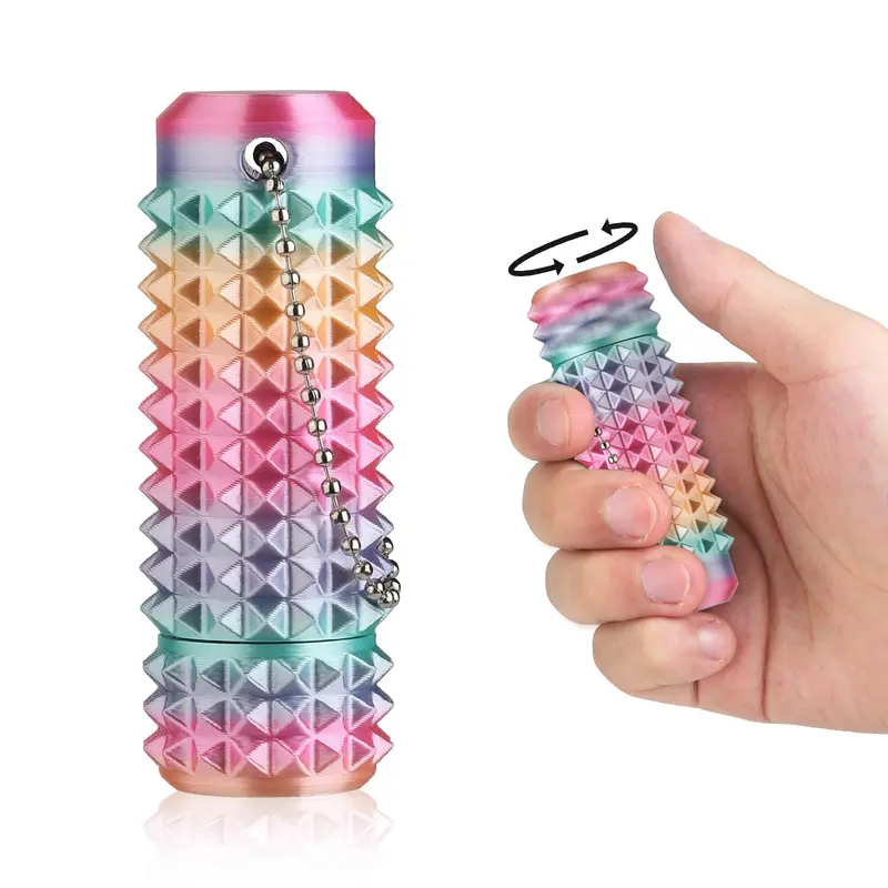 Little Ouchies Pain Fidget Roller Keychain - 3D Printed for Stress Relief & Focus - Portable Anxiety Relief Tool - Ideal Novelty Gift for Adults