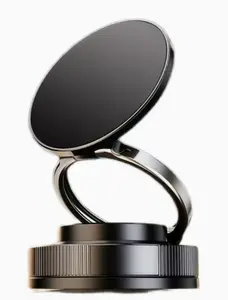 2026 New Model Car Phone Holder with Suction Cup Vacuum Adsorption, Foldable, Magnetic, Anti-Shake for Car Center Console