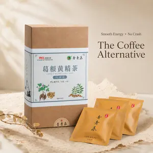 Kudzu & Solomon’s Seal Herbal Tea Beverage - 12 Tea Bags, Smooth Energy, Joint Support, Gut Support, No Jitters, No Crash
