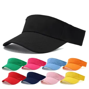 2026 Sun Visor Hat for Men and Women, Velcro Adjustable for All Adult Sizes, Solid Colors