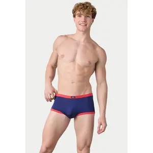 CONTRAST Square Trunks - Navy