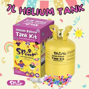 Spozer Helium Tank Kit 22L Spozer for Party Wedding Decoration at Home Free 100pcs 9" Balloons Anniversary