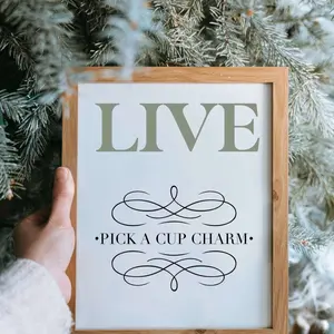 Cup Charm (Picked & Packed LIVE ONLY) Tumbler Personalized Charm